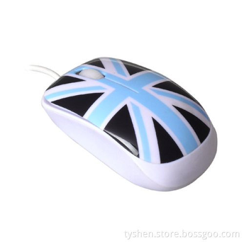 Mini Retractable Mouse Water Printed